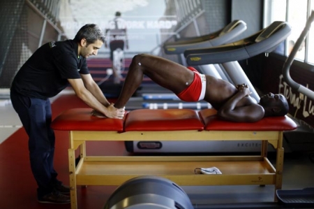 Ramos tampoco se ha perdido la vuelta al trabajo (GRANADA CF)