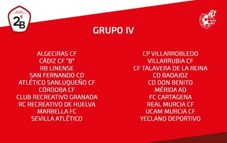 Composición del Grupo IV para la próxima temporada (RFEF)