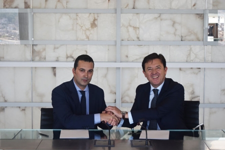 Firma del convenio entre la Fundación CB Granada y Bankia (FUNDACIÓN CB GRANADA)