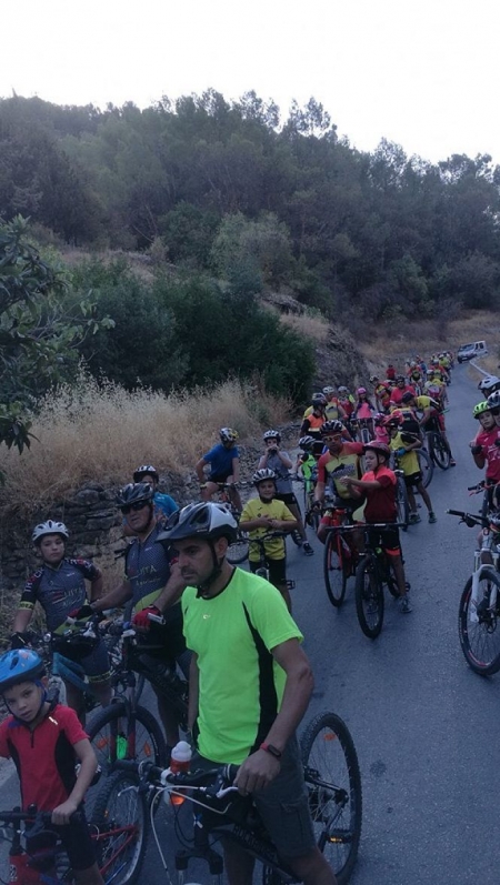Participantes en `Monte en bici` (AYTO. MONTEFRIO)