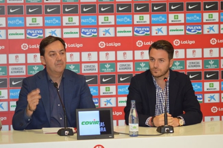 Monterrubio y Sánchez han comparecido ante la prensa (GRJ)