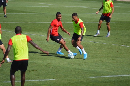 Yangel y Machís en un entrenamiento (GRJ) 