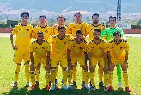 Once inicial del Cubillas en su estreno en la categoría (FC CUBILLAS)