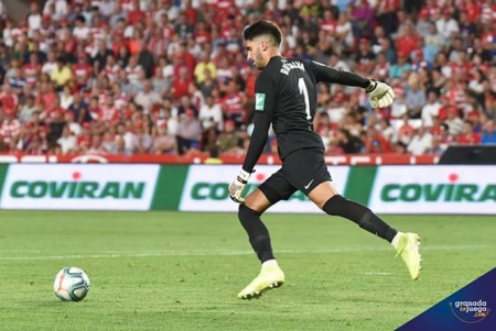 Rui Silva volvió a estar a un gran nivel (JOSÉ M. BALDOMERO)