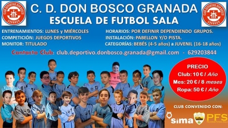 Escuela de Fútbol Sala Don Bosco-Sima Peligros