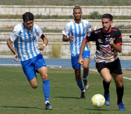 Los lojeños cuajaron un buen partido ante el filial del Málaga CF (MIGUEL JÁIMEZ)