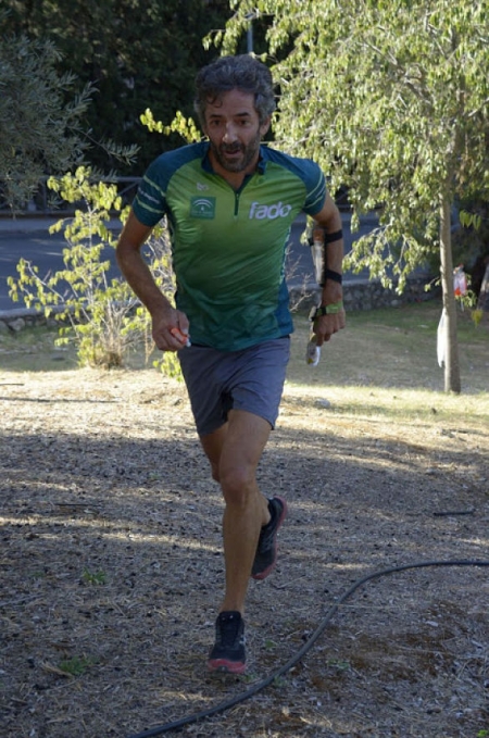 Manuel Jabalera en pleno esfuerzo (CLUB VELETA)