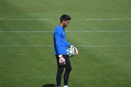 Rui Silva durante un entrenamiento (GRJ)
