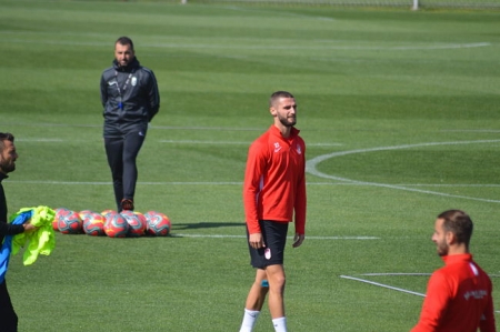 Duarte ha regresado a los entrenamientos (GRJ)