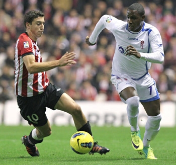 Ighalo en una visita del Granada a San Mamés Ighalo en una visita del Granada a San Mamés