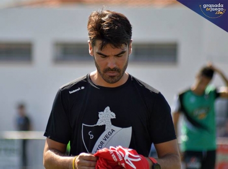 Jaime Morente en uno de los partidos de esta temporada (J. PALMA)