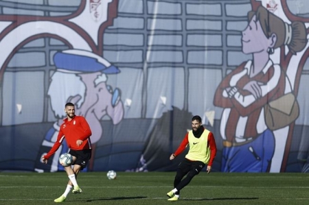 Puertas y Duarte en la sesión de trabajo (P.VILLOSLADA) 