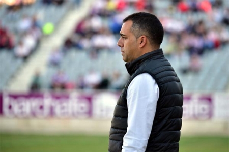 Germán Crespo durante un partido con el Real Jaén (REAL JAÉN)