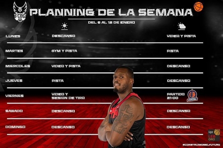 Plan semanal del Covirán Granada (FUNDACION CB GRANADA)