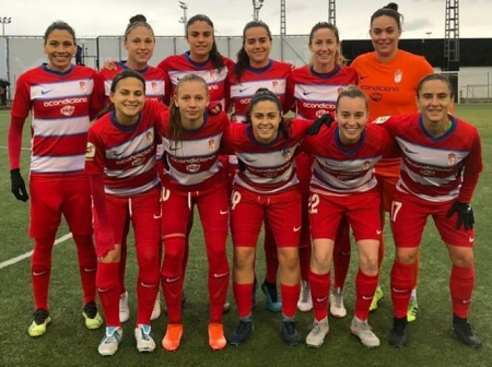 Once inicial del Granada Femenino ante el Valencia B (GRANADA CF)