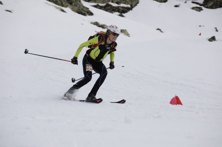 Ana Alonso durante una prueba