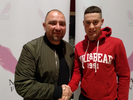 Francisco Huertas junto a `Chupe` López Cózar (MANUELA FUNDACIÓN) 