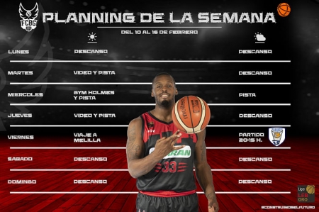 Planning semanal del Covirán Granada (FUNDACIÓN CBG)