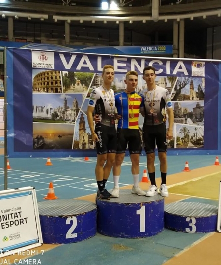 Podium de la Prueba de persecución (MANUELA FUDNACIÓN)