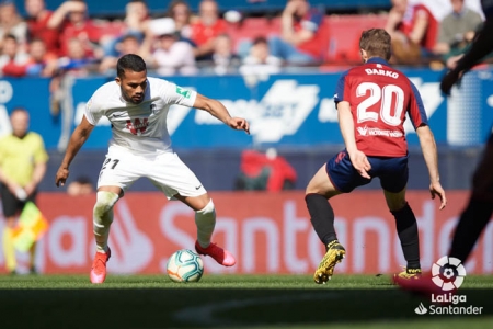 Yangel Herrera en el duelo ante Osasuna del pasado domingo (LA LIGA) Yangel Herrera en el duelo ante Osasuna del pasado domingo (LA LIGA)