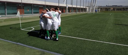 La Selección andaluza celebra uno de los goles (RFAF) 