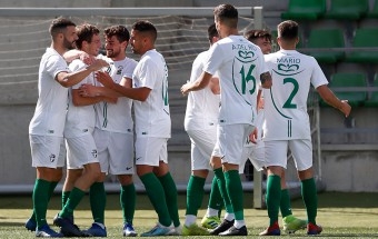 La selección andaluza celebra uno de los goles en semifinales (RFEF) 