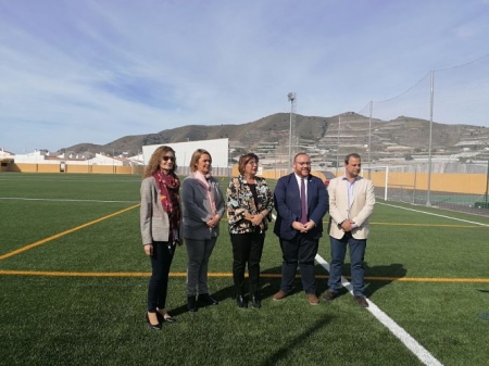 Inauguración del Campo de Fútbol de Carchuna (JUNTA)