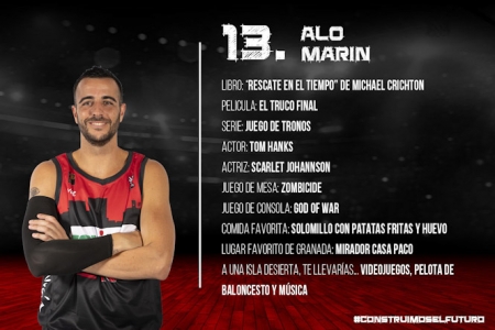 Alo Marín, jugador del Coviran Granada 