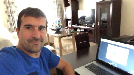 El presidente del Huétor Tájar, Luis Daza, confinado en casa (GRJ) 