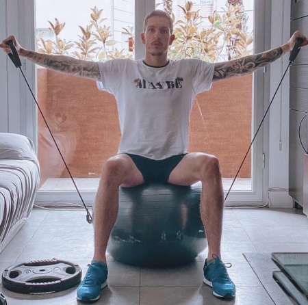 Andorinha entrenando en casa (GRANADA CF) 