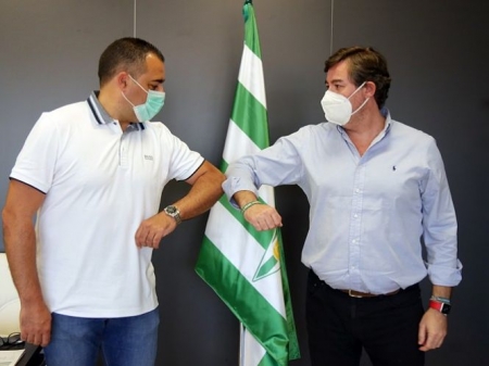 Imagen de la presentación de Germán Crespo (CÓRDOBA CF)