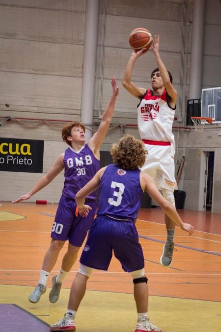 Pedro Sánchez durante un partido con el equipo Junior (FUNDACIÓN CB GRANADA) 