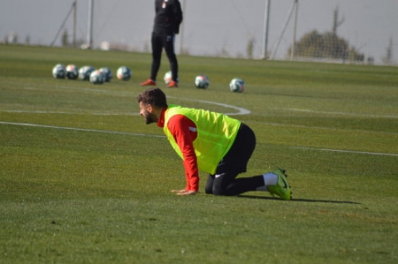 Vadillo durante un entrenamiento (GRJ)