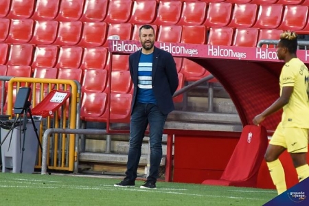 Diego Martínez en el duelo ante el Villarreal (BLADOMERO) 
