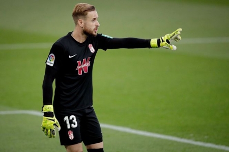 Aaron dejó su portería a cero en Mendizorroza (GRANADA CF) 