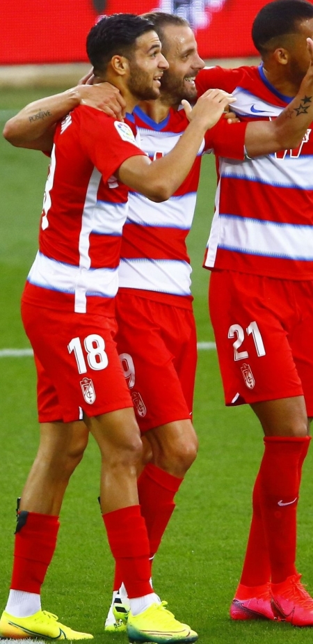 Celebración del gol de Antoñín (LALIGA)