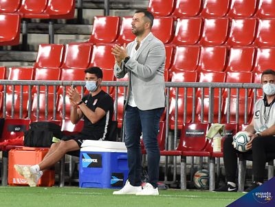 Diego Martínez, durante el partido ante el Real Madrid (JOSÉ M. BALDOMERO)