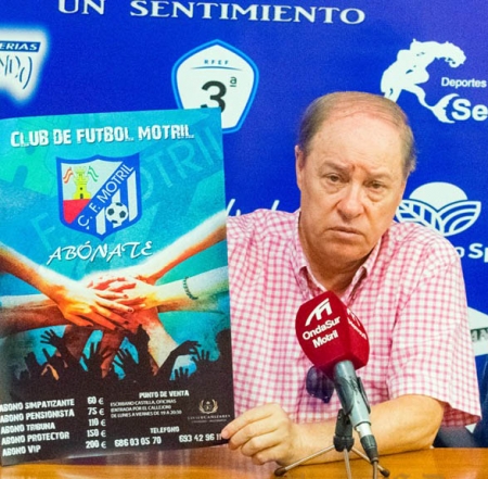 Manuel García Albarral, presidente del CF Motril