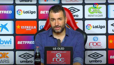Diego Martínez, entrenador del Granada CF, en la rueda de prensa Diego Martínez, entrenador del Granada CF, en la rueda de prensa