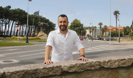 Diego Martínez posa para Atlántico Diario en Navia (Vigo) (ATLÁNTICO DIARIO) Diego Martínez posa para Atlántico Diario en Navia (Vigo) (ATLÁNTICO DIARIO)