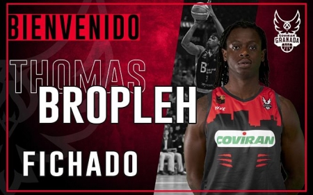 Thomas Bropleh es jugador del Covirán Granada (FUNDACIÓN CB GRANADA) 