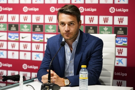 Fran Sánchez, durante la presentación de Jorge Molina (GCF) Fran Sánchez, durante la presentación de Jorge Molina (GCF)