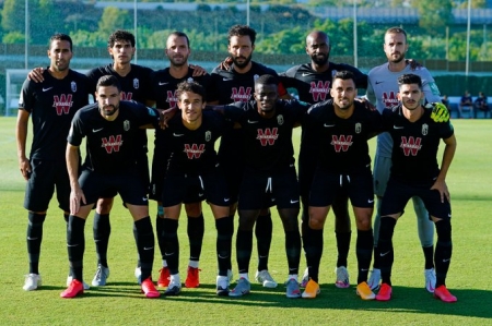 Once titular que presentó el Granada ante el Málaga (GCF)