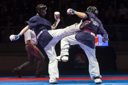 Imagen de un combate de Yoseikan Budo 