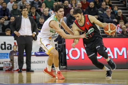 Manu Rodríguez durante un partido (FUNDACIÓN CB GRANADA)