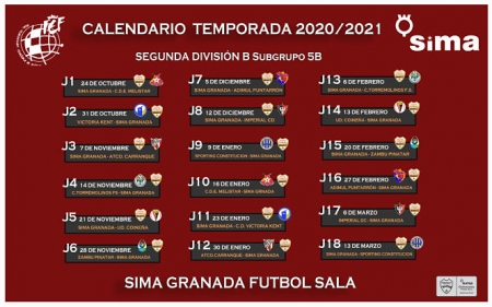 Calendario del Sima Granada (SIMA GRANADA)