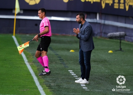Diego Martínez, durante el partido en el `Carranza´ (LALIGA) Diego Martínez, durante el partido en el `Carranza´ (LALIGA)