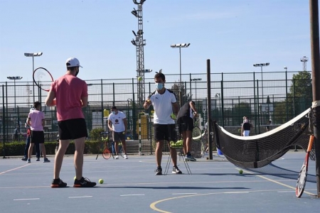 Usuarios en la ciudad deportiva de Armilla (DIPUTACIÓN DE GRANADA) 
