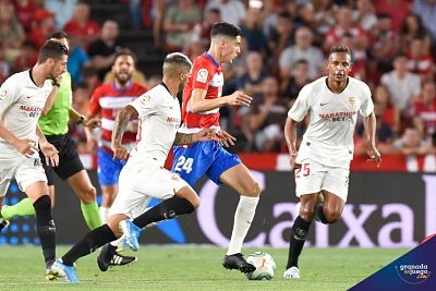 El Sevilla visitará `Los Cármenes´ el próximo sábado 17 al mediodía (JOSÉ M. BALDOMERO) El Sevilla visitará `Los Cármenes´ el próximo sábado 17 al mediodía (JOSÉ M. BALDOMERO)