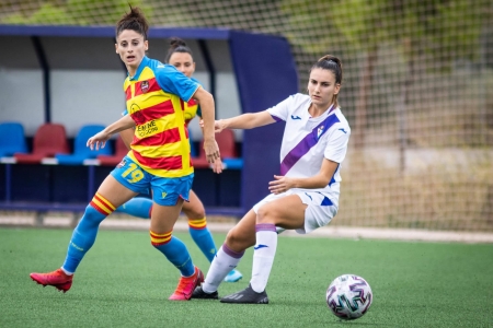Esther González, durante el encuentro de la última jornada ante el Eibar (LEVANTE UD)